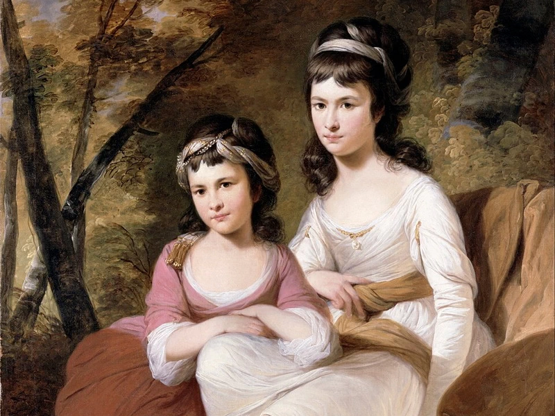 1735-Tilly Kettle - Eliza e Mary Davidson
